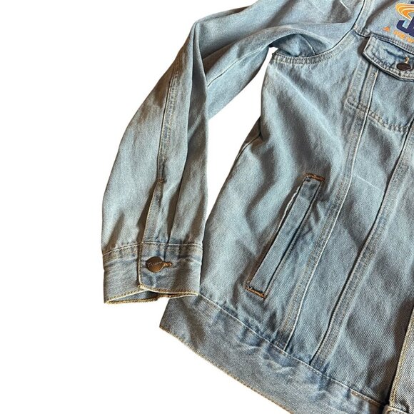 Members Only Looney Tunes Space Jam A New Legacy Denim Jacket Size Large NWT - Picture 5 of 15